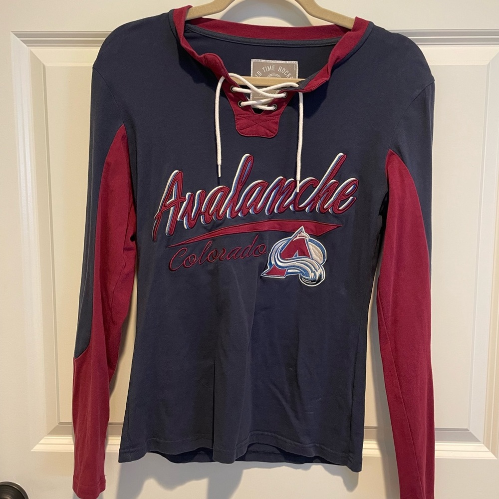 Avalanche Long Sleeve Hockey Tee